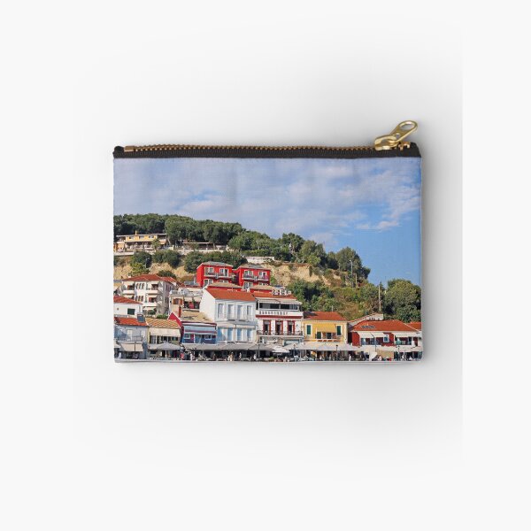 Item preview, colorful buildings Parga Greece summer season designed and sold by goceris.