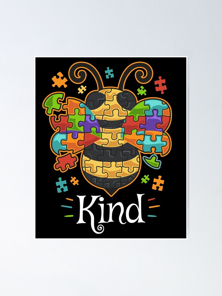 Autism Awareness Bee Kind Puzzle Pieces T Shirt Autism Awareness Bee Kind Puzzle Pieces T Shirt