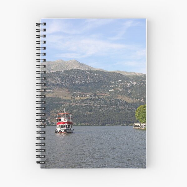 Item preview, Lake and mountains Ioannina Greece landscape designed and sold by goceris.