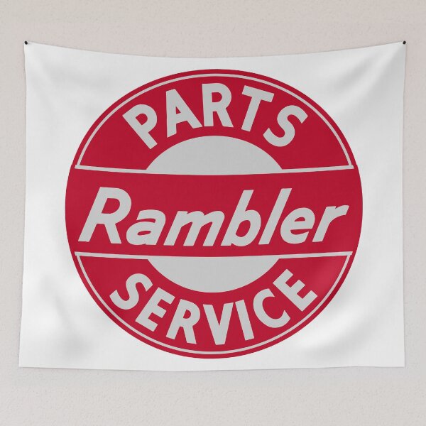 Item preview, Rambler parts and service vintage sign designed and sold by htrdesigns.