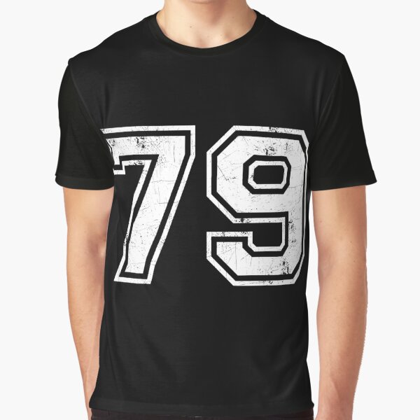 79 jersey jerseys number 79 jersey Sport Graphic T-Shirt by THE SUPERIORS  SHIRT SHOP