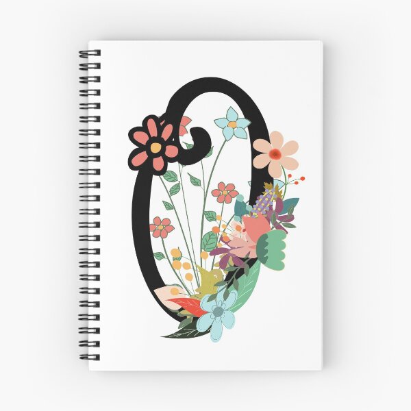 Item preview, O Monogram Letter Initial Flowers designed and sold by Sid3walkArt2.