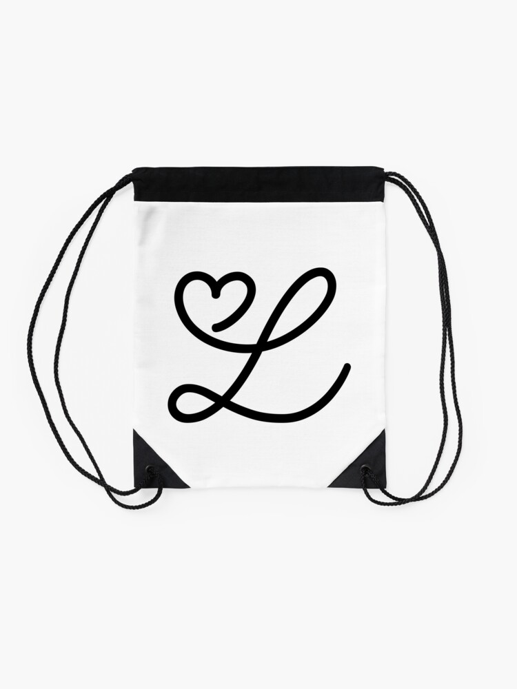 Personalized drawstring bag(Alphabet) - Name fame