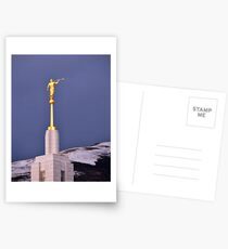 Moroni Atop Draper Temple Postcards