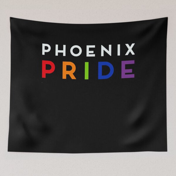 Item preview, Phoenix Gay Pride Shirt - Phoenix LGBT Rainbow Flag Shirt - Phoenix Arizona Gay Pride designed and sold by Galvanized.