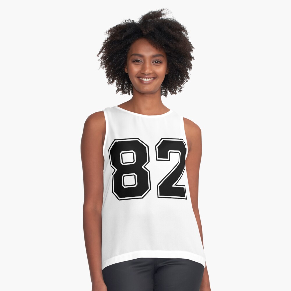 82 Classic Vintage Sport Jersey Number in Black Number on White Background  for American Football, Baseball or Basketball Stock Illustration -  Illustration of numbers, football: 140530378