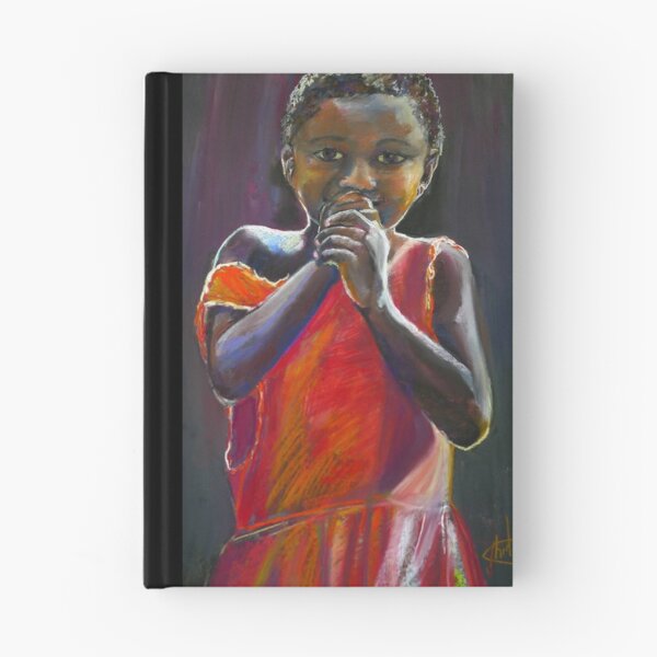 Item preview, Shy Malawian girl Pastel Portrait designed and sold by Shirlroma.