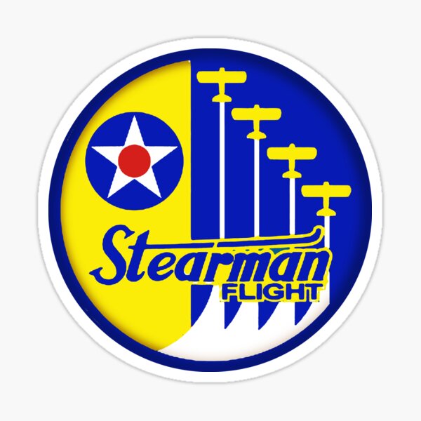 Stearman Flight Sticker