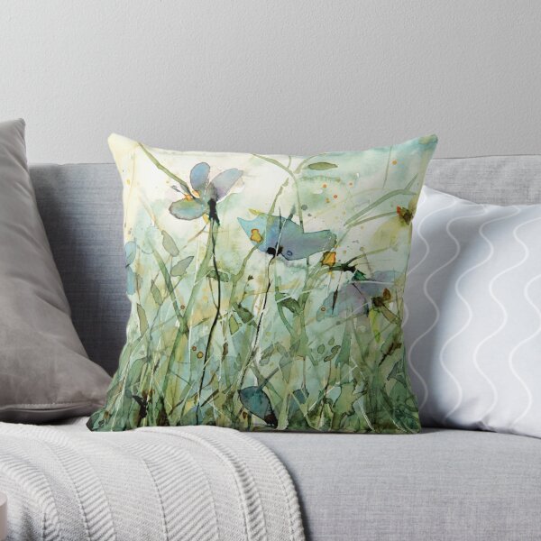 Wild Flowers Pillows & Cushions for Sale