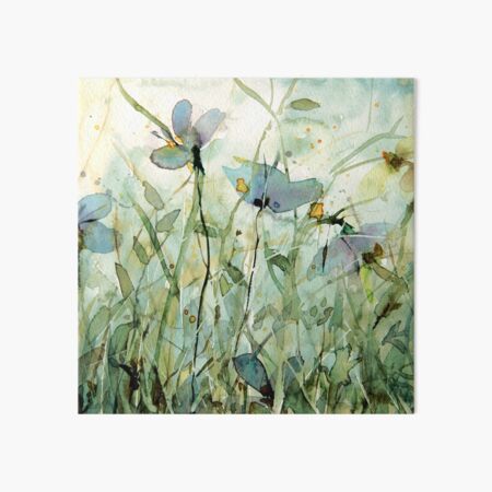 wild floral Art Board Print