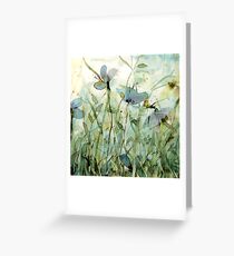 wild floral Grußkarte