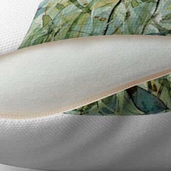 Alternate view of wild floral Floor Pillow