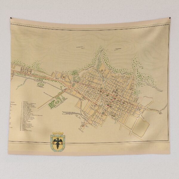 Item preview, Vintage Map of Bogota Columbia (1911) designed and sold by BravuraMedia.