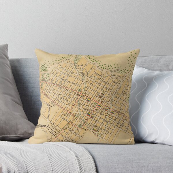 Item preview, Vintage Map of Bogota Columbia (1911) designed and sold by BravuraMedia.