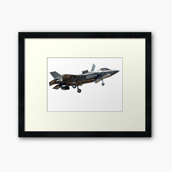 Next Generation F35 Lightning Joint Strike Fighter Combat Aircraft Framed Art Print