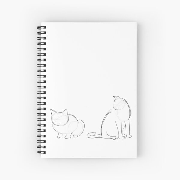 Katzenkonturen Spiralblock