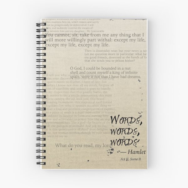 Item preview, Hamlet: Words, Words, Words designed and sold by Hannah  Malone.
