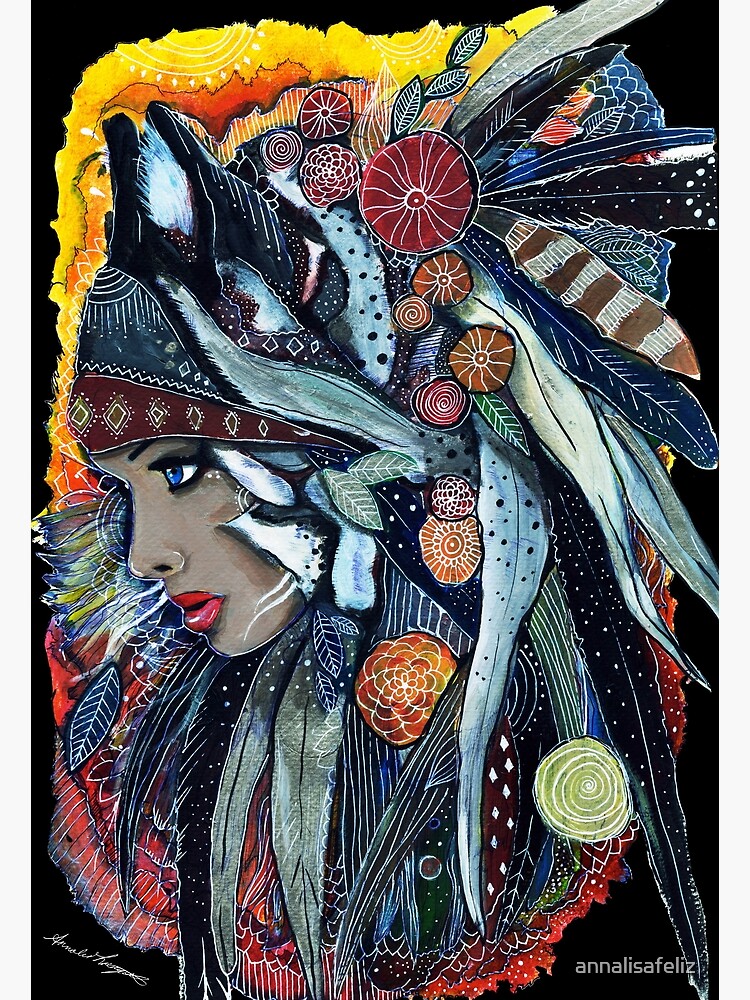 Thumbnail 3 of 3, Art Print, Lobaz SheWolf designed and sold by annalisafeliz.