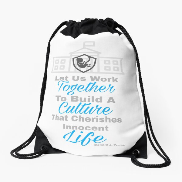 Donald Trump Drawstring Bag