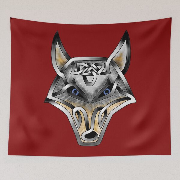Item preview, Celtic Knot Wolf's Head designed and sold by KnotYourWorld.