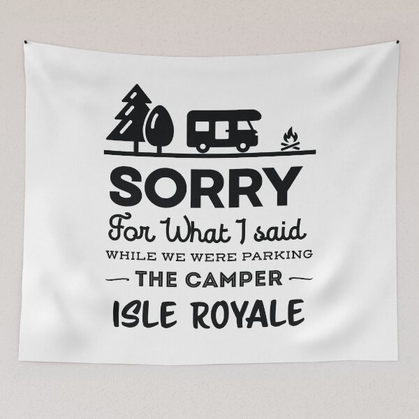 Item preview, Isle Royale National Park Michigan Hiking Camping Gift designed and sold by frankiewillie.