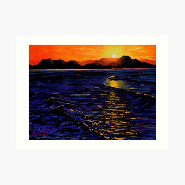 Sunset, Enniscrone (County Sligo, Ireland) Art Print