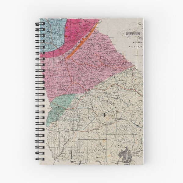 Item preview, Vintage Georgia Geological Map (1849) designed and sold by BravuraMedia.
