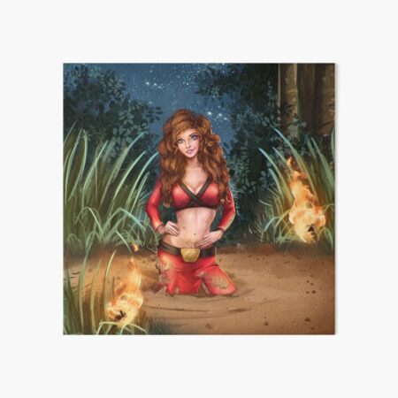 Marguerite In Quicksand Art Board Print