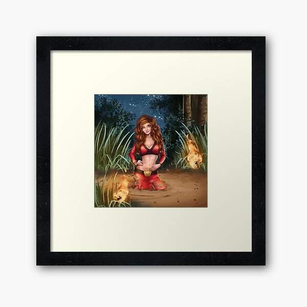 Marguerite In Quicksand Framed Art Print