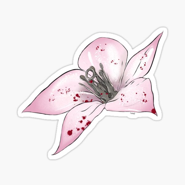 Flower parasite Sticker