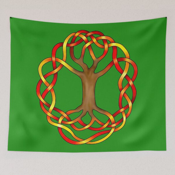 Item preview, Celtic Knot World Tree, Autumn designed and sold by KnotYourWorld.