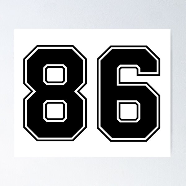 Number 86 jersey dress best sale