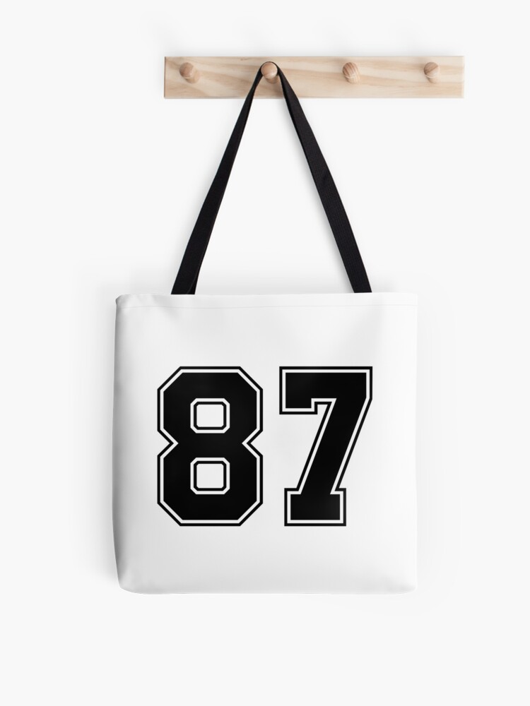 87 American Football Classic Vintage Sport Jersey Number in black number on  white background for american football, baseball or basketball Poster for  Sale by Marcin Adrian