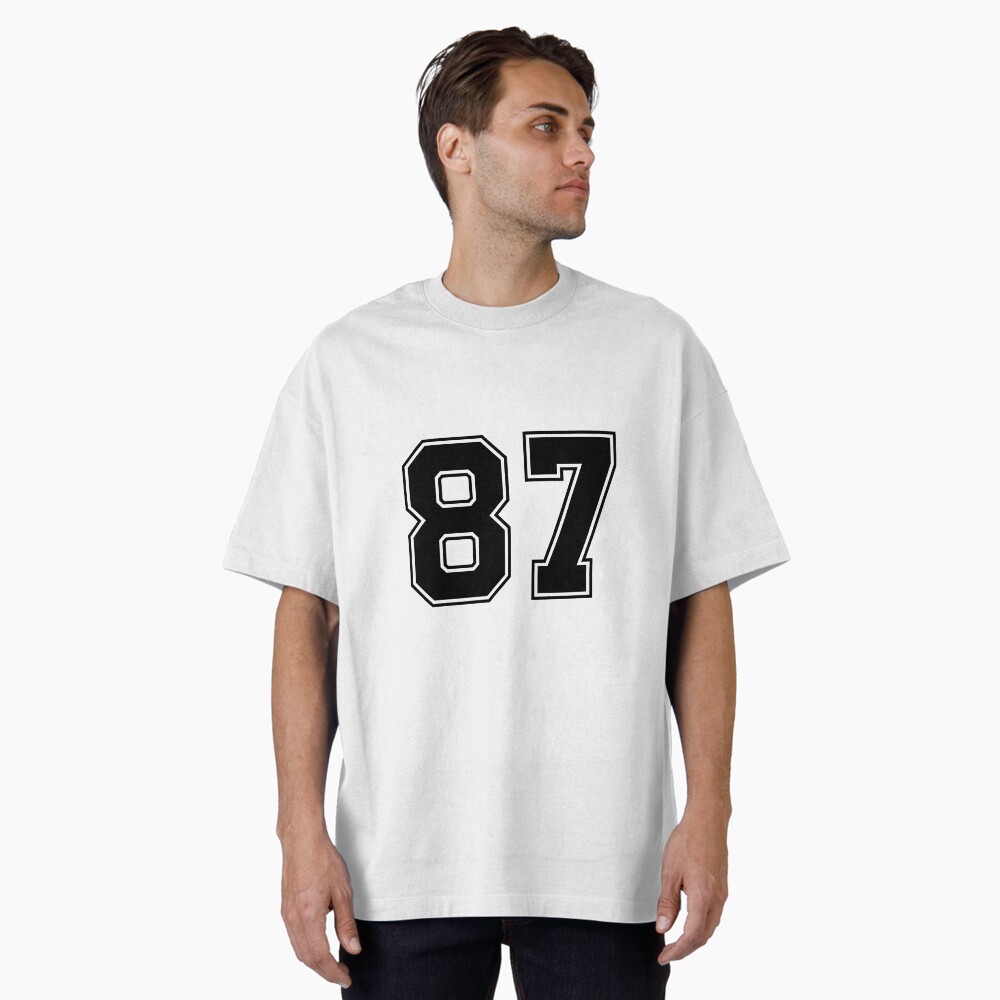 87 American Football Classic Vintage Sport Jersey Number in