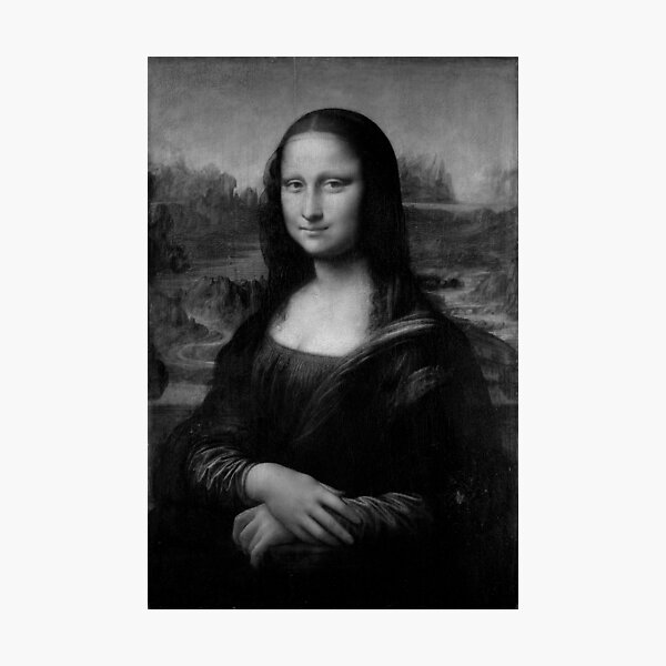 Item preview, Mona Lisa Black and White Version designed and sold by Dator.