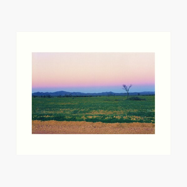 Item preview, Dusk Hues over the Flinders Ranges designed and sold by bluegumbill.
