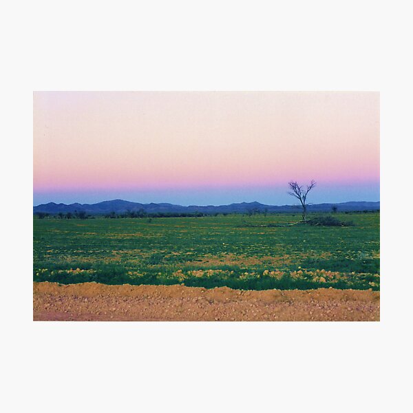 Item preview, Dusk Hues over the Flinders Ranges designed and sold by bluegumbill.
