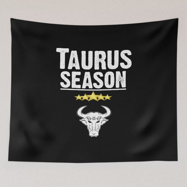 Aperçu de l'œuvre Horoscope des signes astrologiques du zodiaque de la saison Taurus créée et vendue par CoolApparelShop.