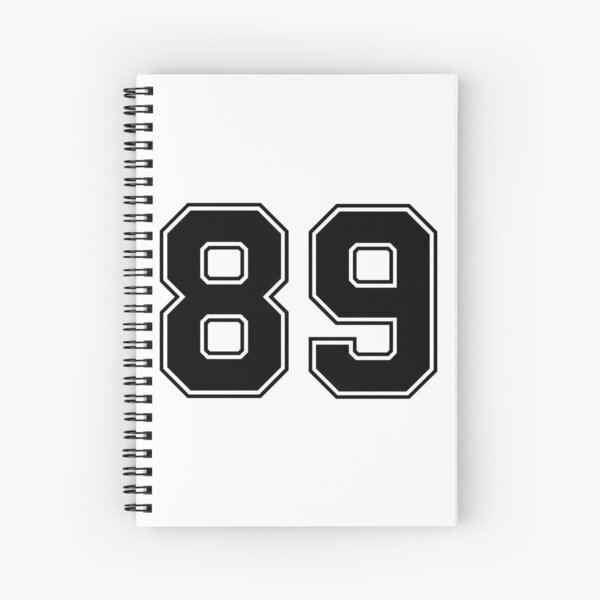 89 American Football Classic Vintage Sport Jersey Number in black