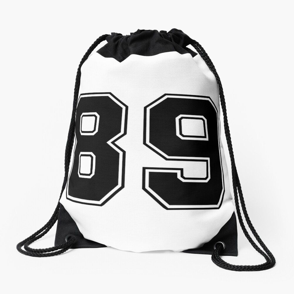 89 American Football Classic Vintage Sport Jersey Number in black