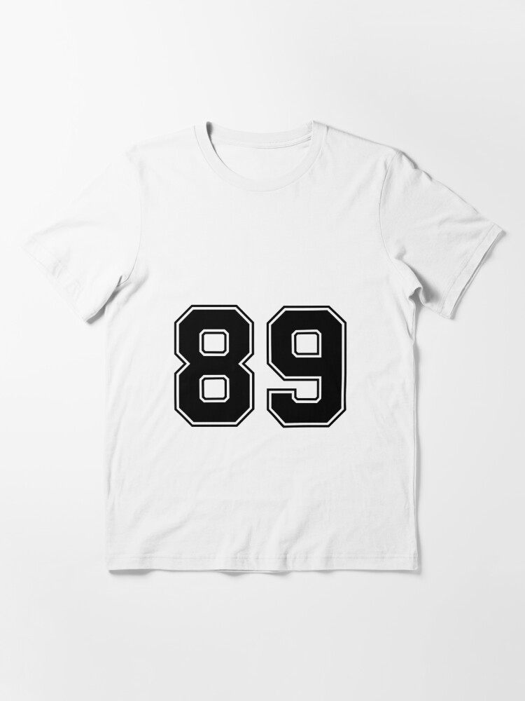 89 American Football Classic Vintage Sport Jersey Number in black number on  white background for american football, baseball or basketball Graphic T- Shirt Dress for Sale by Marcin Adrian