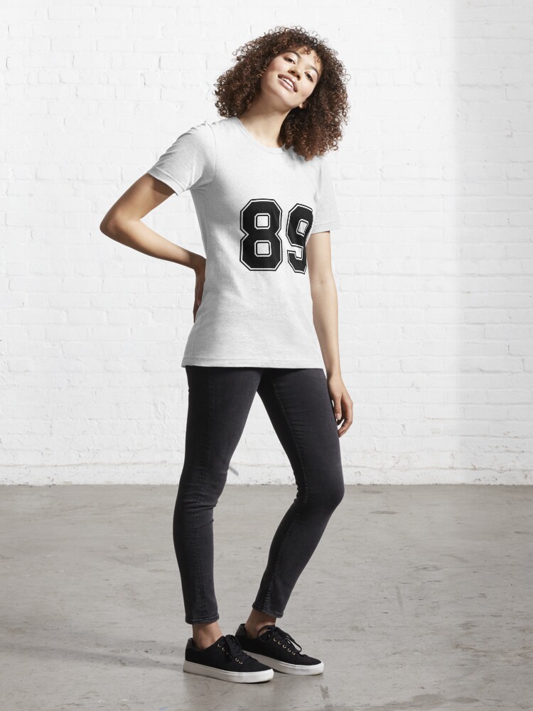 89 American Football Classic Vintage Sport Jersey Number in black