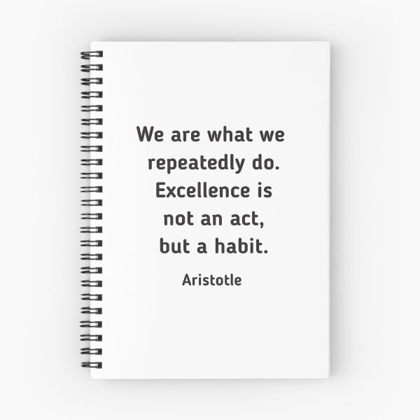 Item preview, Excellence is a habit - Aristotle Quote designed and sold by Inspirationmotivation.
