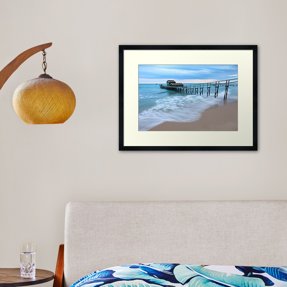 Portsea Pier, Mornington Peninsula, Australia Framed Art Print