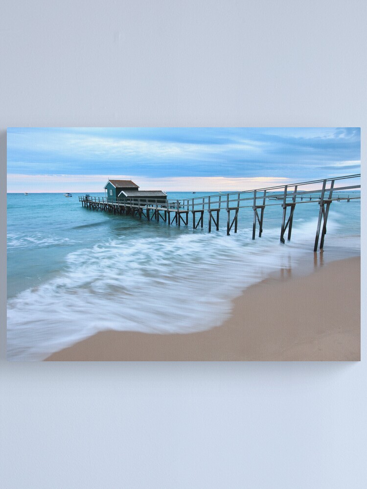 Alternate view of Portsea Pier, Mornington Peninsula, Australia Canvas Print