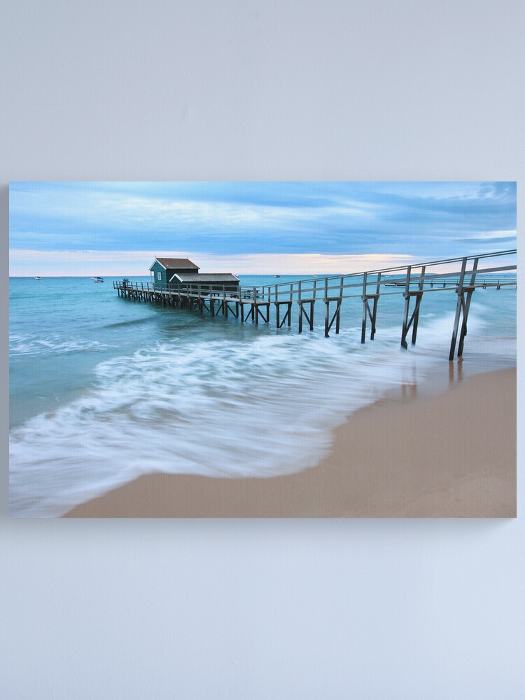 Alternate view of Portsea Pier, Mornington Peninsula, Australia Canvas Print