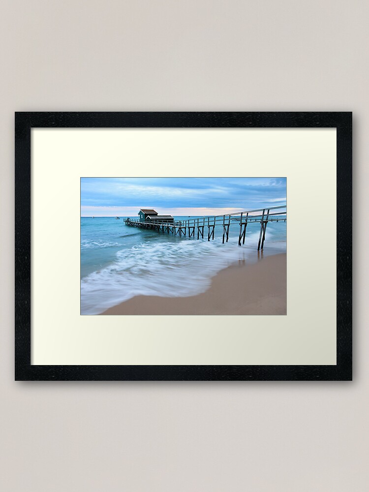 Alternate view of Portsea Pier, Mornington Peninsula, Australia Framed Art Print