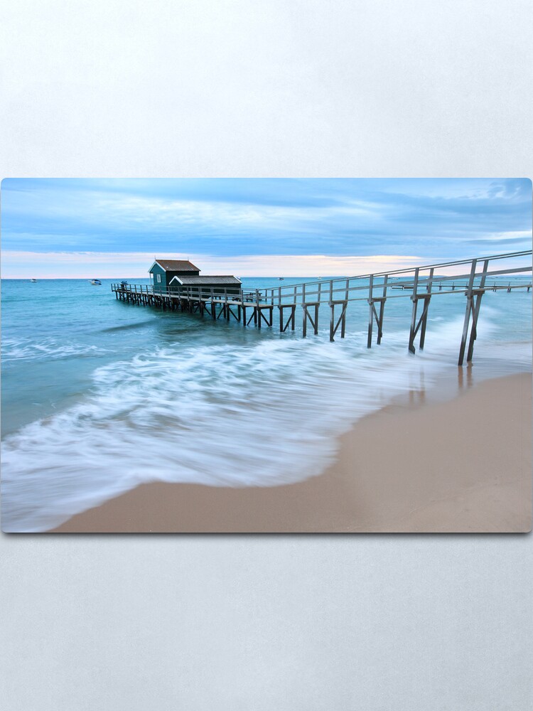 Alternate view of Portsea Pier, Mornington Peninsula, Australia Metal Print
