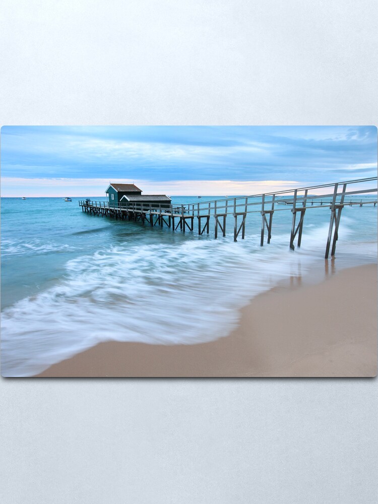 Alternate view of Portsea Pier, Mornington Peninsula, Australia Metal Print