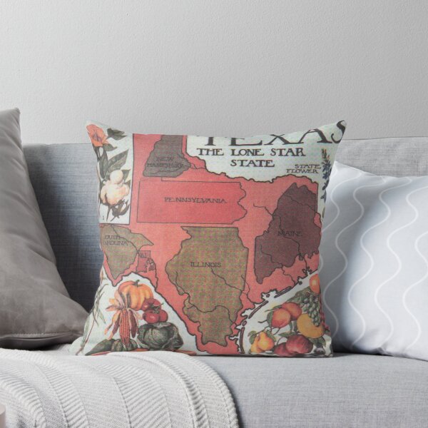 Item preview, Vintage Texas Agricultural Map (1922) designed and sold by BravuraMedia.